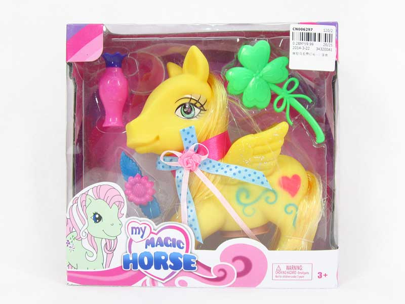 Latex Horse Set W/L_IC toys