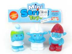 Latex The Smurfs(3in1) toys