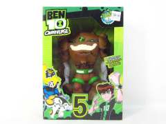 9-13寸搪胶BEN10公仔带灯光/声音(4款)