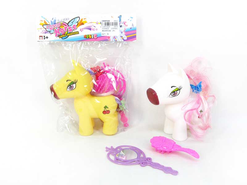 Latex Horse Set(2C) toys