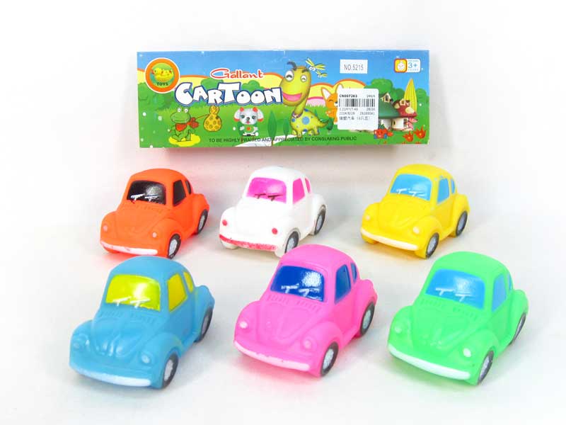 Latex Car（6in1） toys
