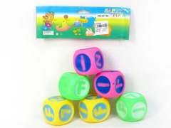 Latex Dice(6in1) toys