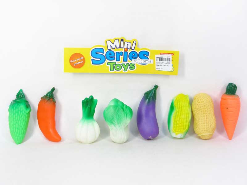 Latex Vegetable(8in1) toys