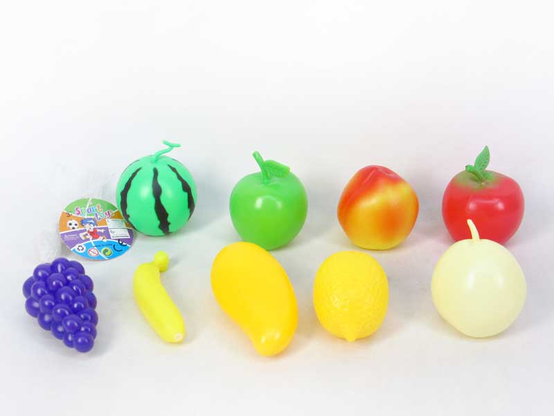 Latex Fruit(9in1) toys