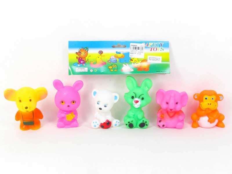 Latex Animal(6in1) toys