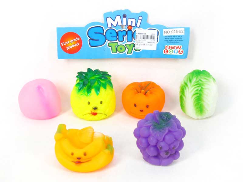 Latex Fruit(6in1) toys