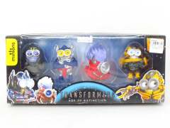 3inch Latex Despicable Me(4in1) toys