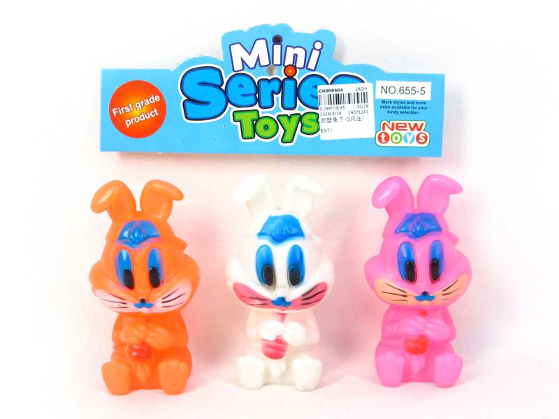 Latex Rabbit(3in1) toys