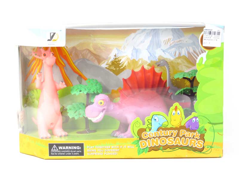 Latex Dinosaur Set(2in1) toys