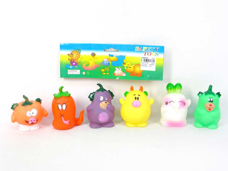 Latex Fruit & Vegetable（6in1） toys