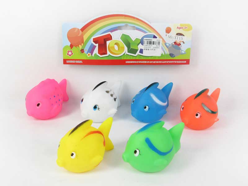Latex Fish(6in1) toys