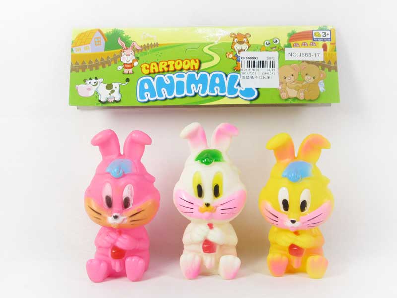 Latex Rabbitw(3in1) toys