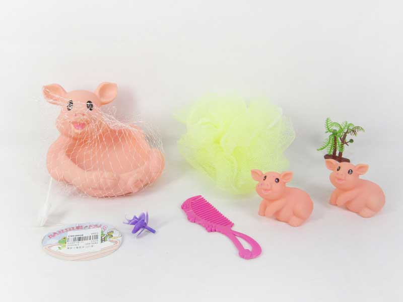 Latex Pig Set(3in1) toys