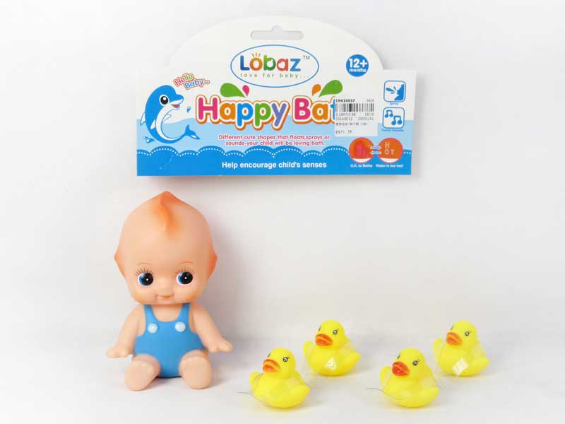 Latex Moppet & Duck(2S) toys
