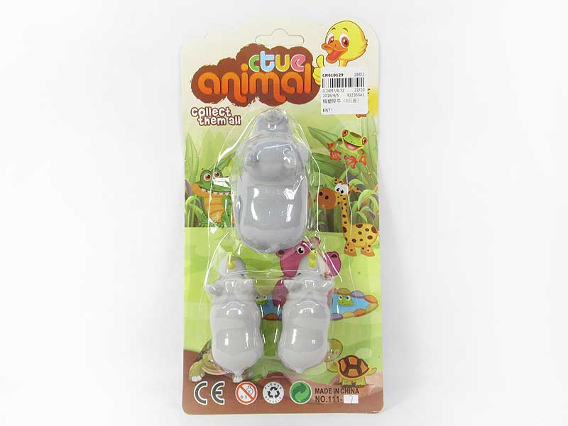 Latex Rhinoceros（3in1） toys