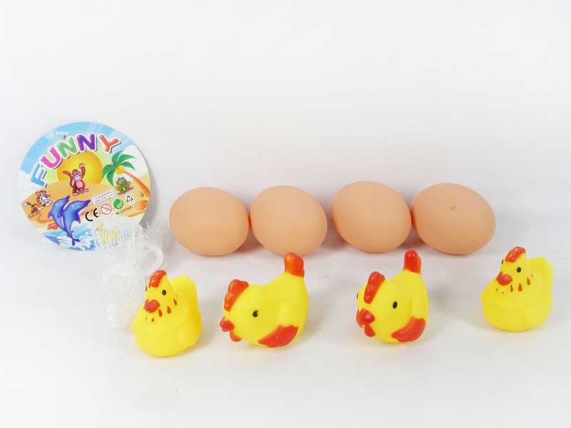 Latex Chicken & Latex Egg(8in1) toys