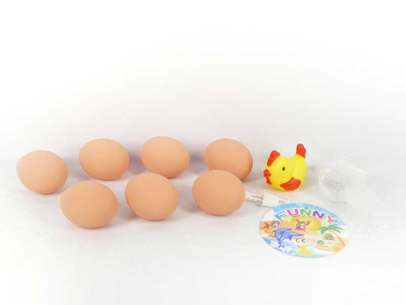Latex Chicken & Latex Egg(8in1) toys