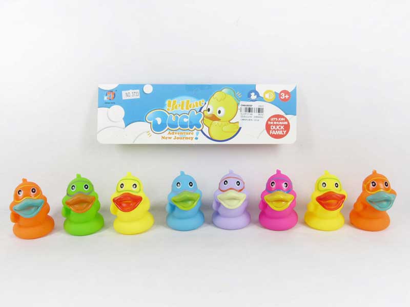 6CM Latex Duck(8in1) toys