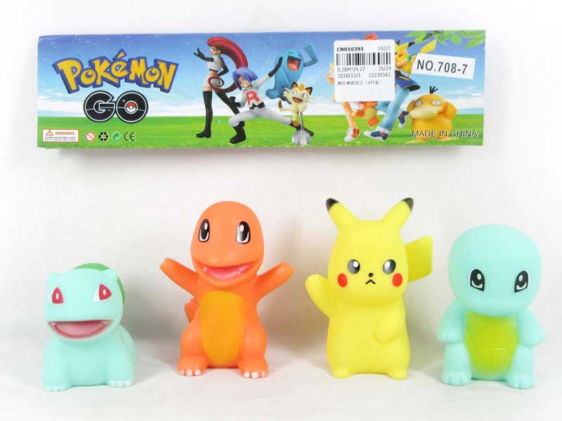 Latex Pokemon（4in1） toys