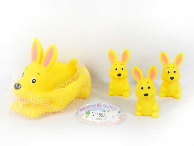 Latex Rabbit(4in1） toys