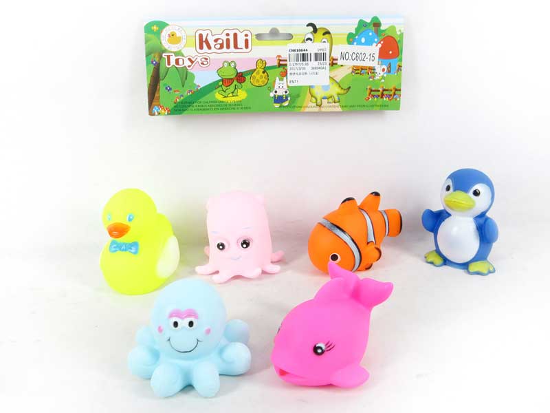 Latex Sea Animal（6in1） toys
