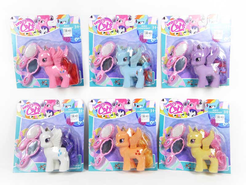 Latex Horse Set(6C) toys