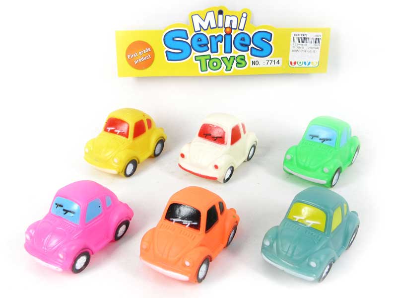 Latex Car(6in1) toys