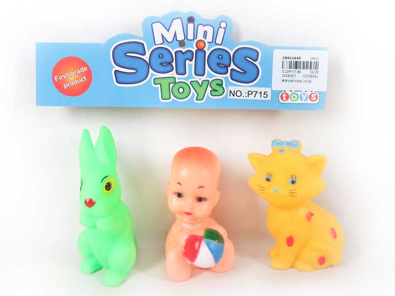 Latex Animal & Moppet (3in1) toys