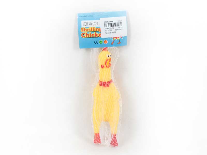 16cm Latex Chicken W/S toys
