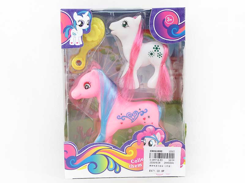 Latex Horse Set（2in1） toys