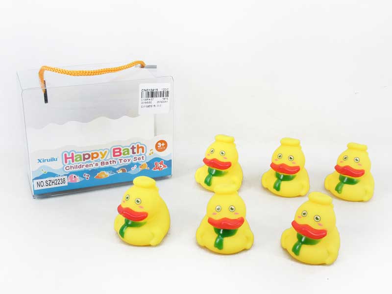 6CM Latex Duck(6in1) toys