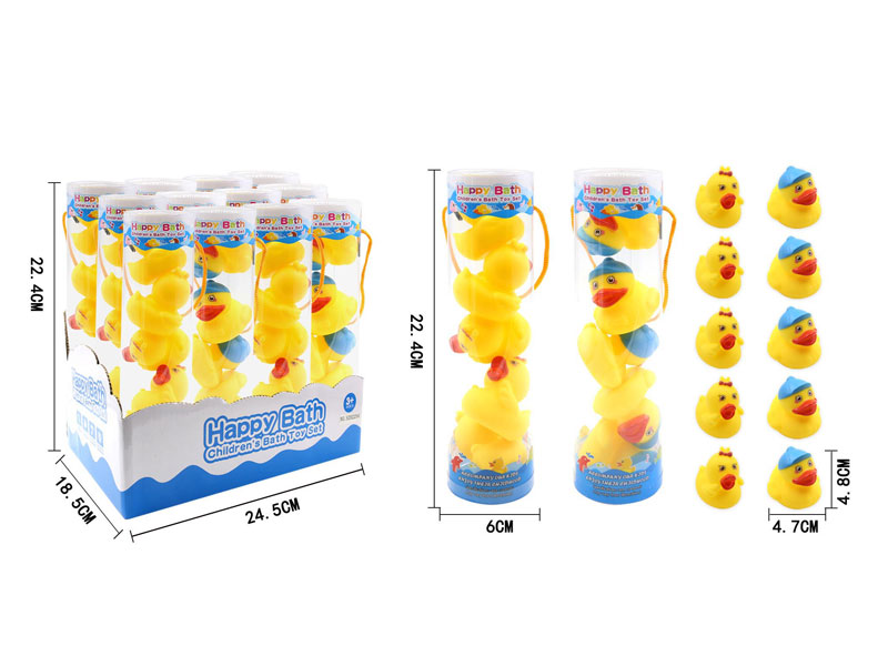 5CM Latex Duck(12in1) toys