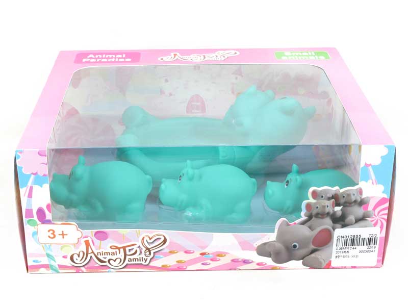 Latex Hippopotamus(4in1) toys