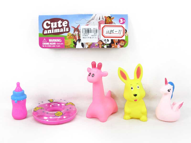 Latex Animal Set(3in1) toys