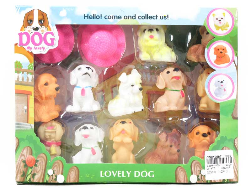Latex Dog(12in1) toys