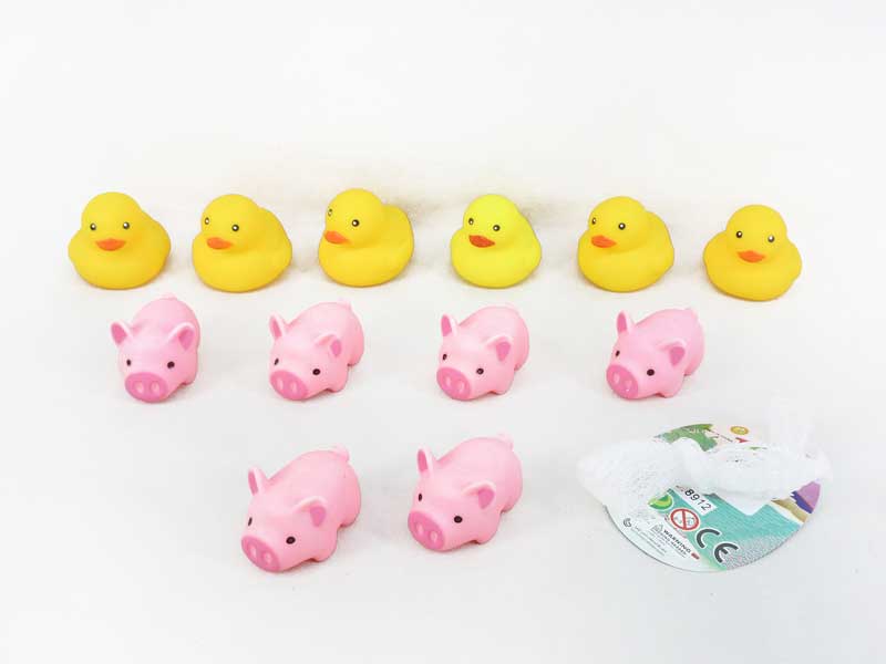 Latex Pig & Latex Duck(12in1) toys