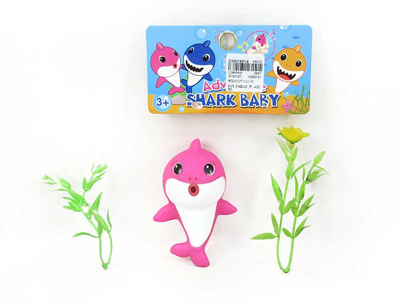 Latex Shark Baby W/L_M(3C) toys
