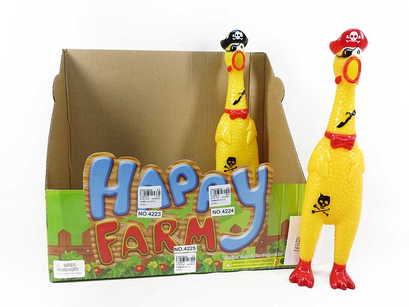 Latex Chicken W/S(12in1) toys