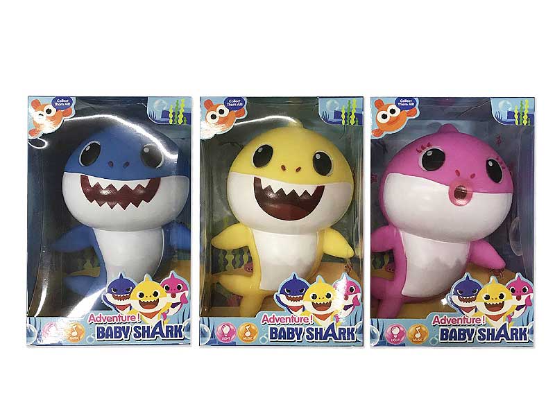 Latex Shark Baby W/L_M(3S) toys