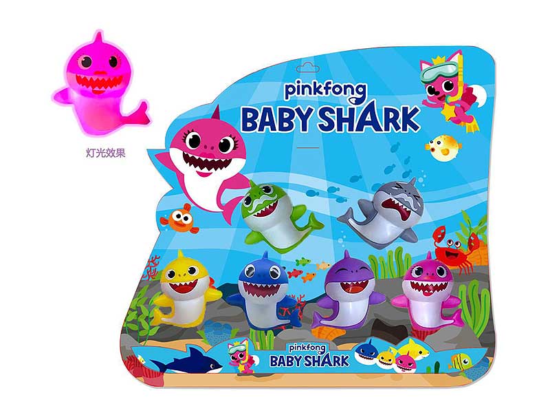 3.5inch Baby Shark W/L(6in1) toys