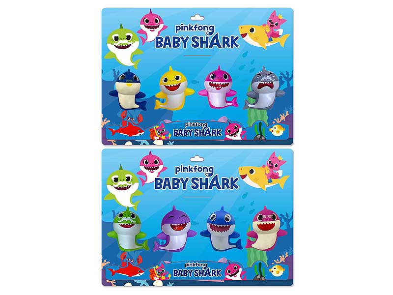 6cm Latex Shark Baby(4in1) toys
