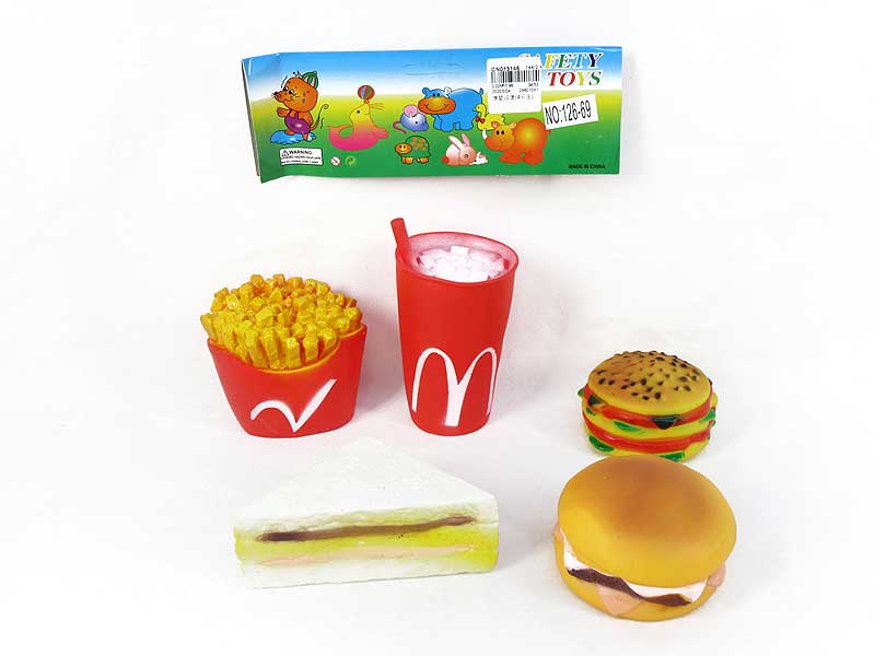 Latex Hamburger(5in1) toys