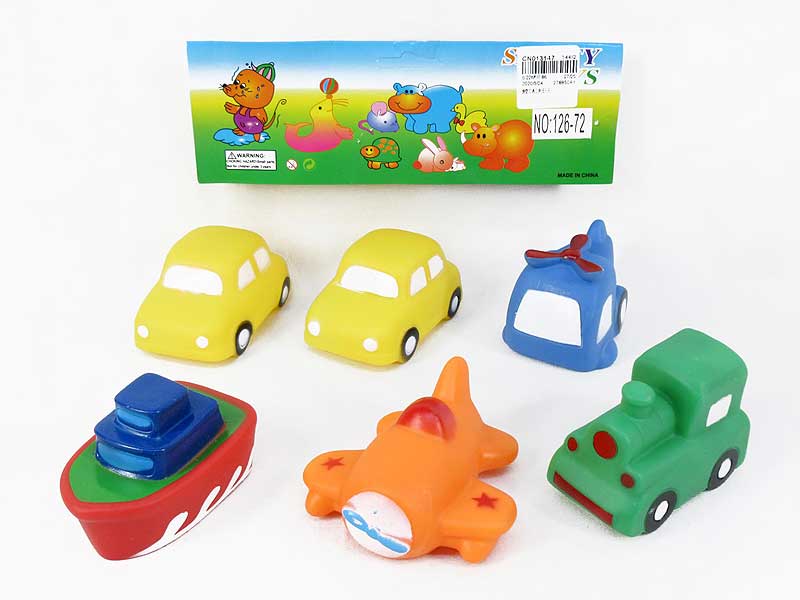 Latex Vehicle(6in1) toys