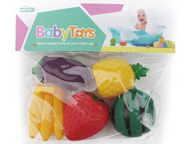 Latex Fruit & Vegetable(5in1) toys