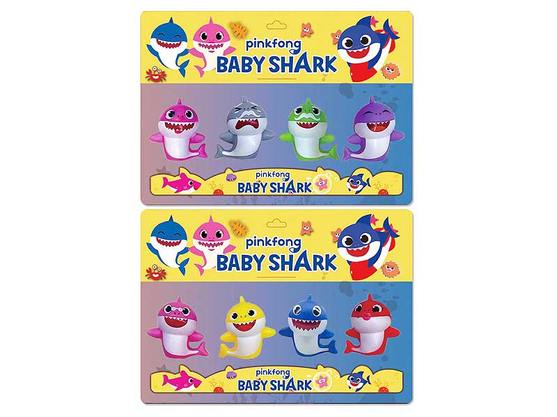 2.4inch Latex Shark(4in1) toys