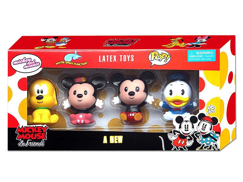 3inch Latex Mickey(4in1) toys