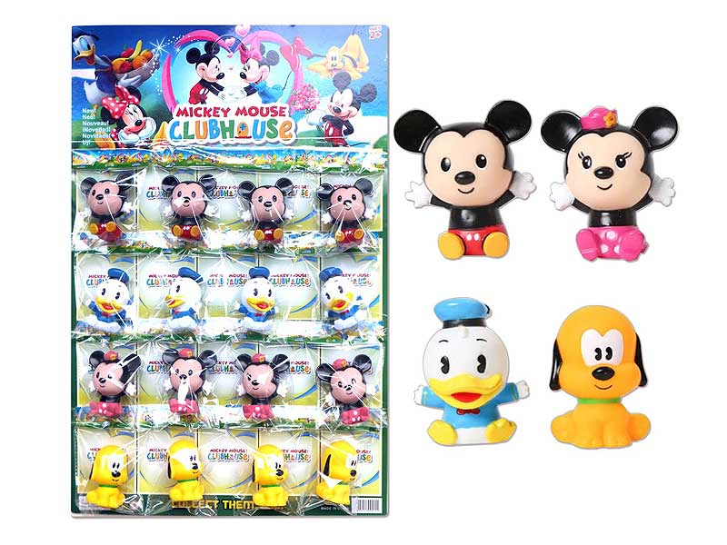 3inch Latex Mickey(16in1) toys