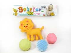 Latex Lion & Ball(4in1) toys