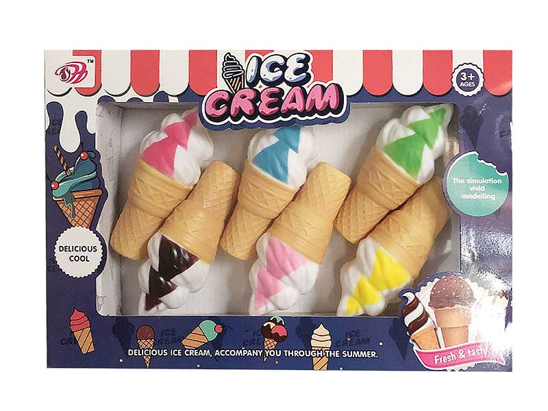 Latex Ice Cream(6in1) toys