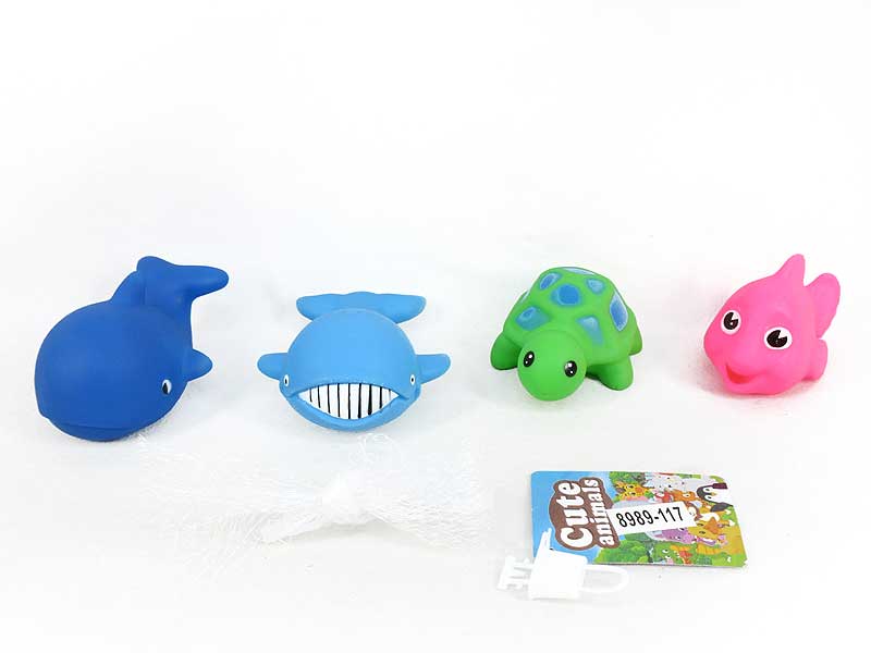 Latex Fish & Latex Turtle(4in1) toys
